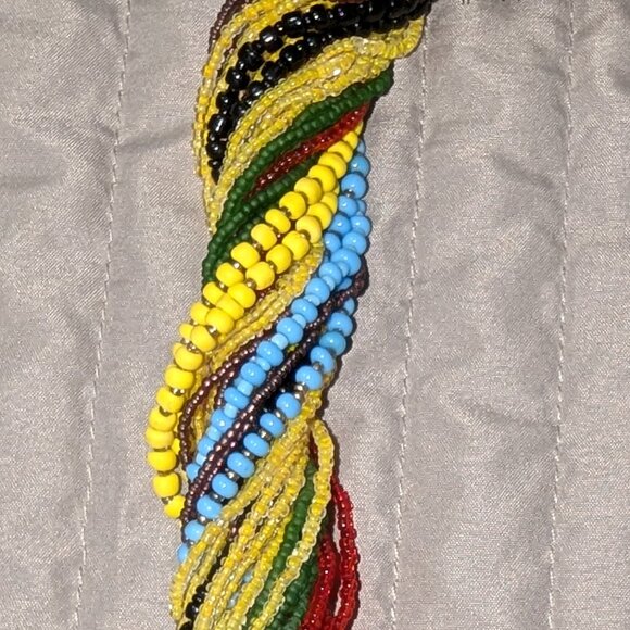 Luisa Conti Beaded Necklace **With Loose Strands SEE PHOTOS 1780 - Picture 4 of 11